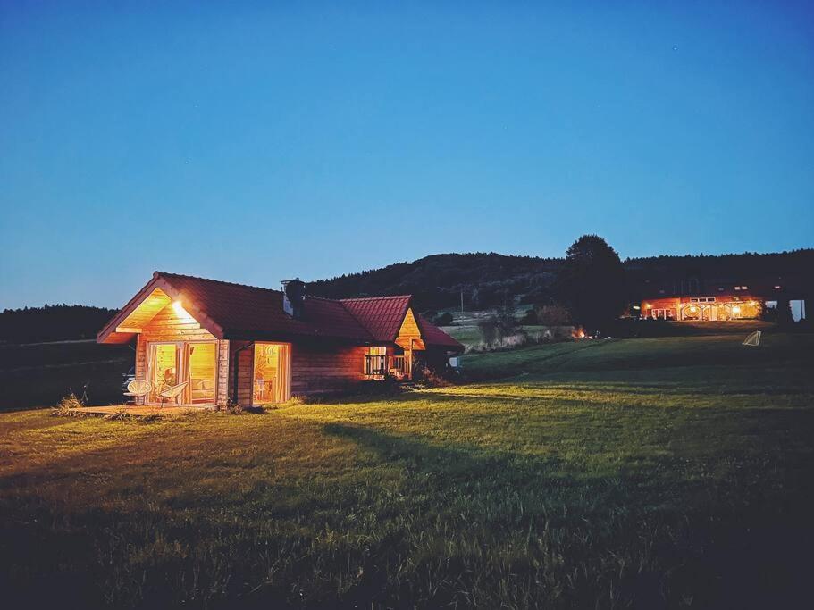Polanka Beskid Niski Cute Cabin With Spectacular Views Hanczowa Exterior photo
