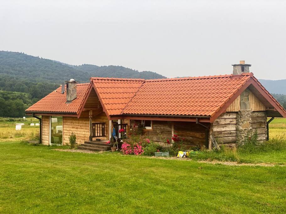 Polanka Beskid Niski Cute Cabin With Spectacular Views Hanczowa Exterior photo