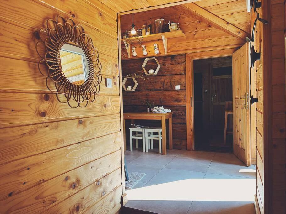 Polanka Beskid Niski Cute Cabin With Spectacular Views Hanczowa Exterior photo
