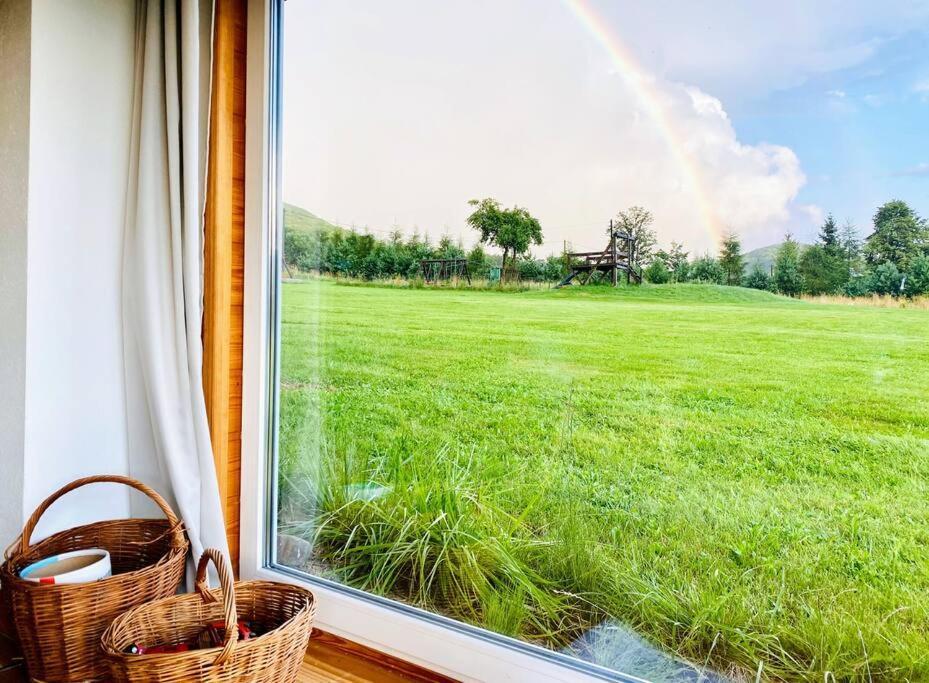 Polanka Beskid Niski Cute Cabin With Spectacular Views Hanczowa Exterior photo